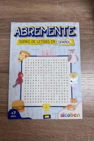 ABREMENTE SOPA DE LETRAS ESPAÑOL AZUL