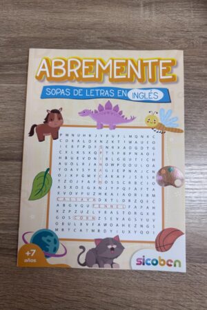 ABREMENTE SOPAS DE LETRAS INGLÉS NARANJA