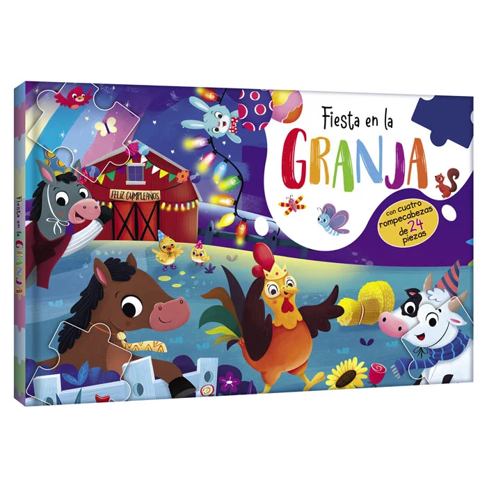 Fiesta en la granja – Libro Rompecabezas