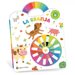 CRAYONES DE COLORES. LA GRANJA