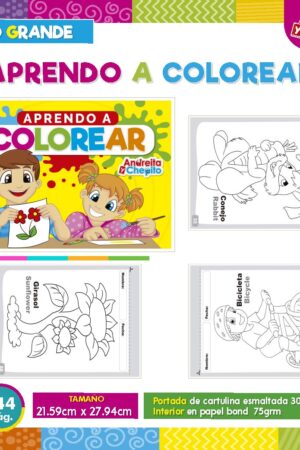 LIBRO G. APRENDO A COLOREAR