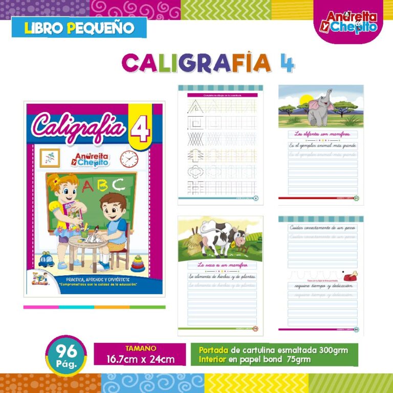 LIBRO P. CALIGRAFIA 4