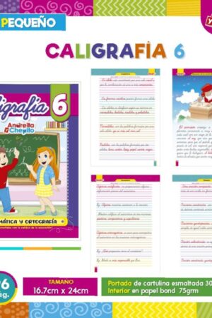 LIBRO P. CALIGRAFIA 6