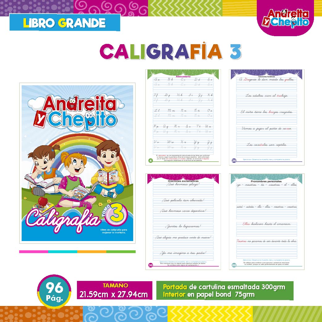 LIBRO G. CALIGRAFÍA 3