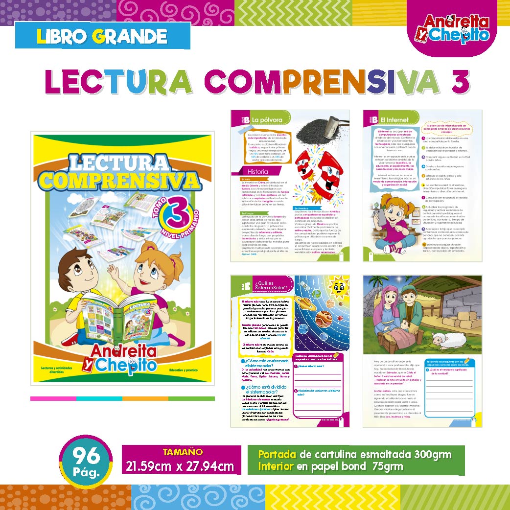 LIBRO G. LECTURA COMPRENSIVA TOMO 3