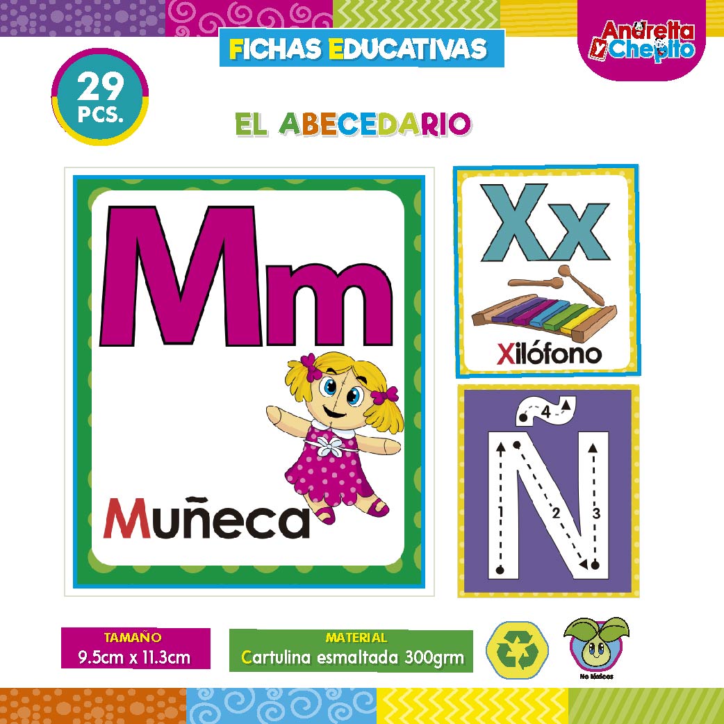 FICHAS EDUCATIVAS - EL ABECEDARIO