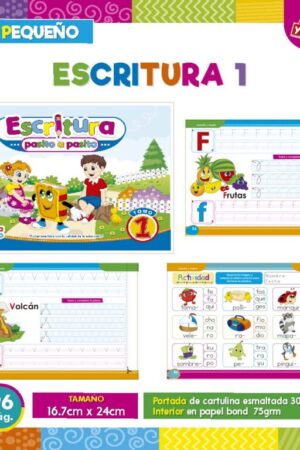 LIBRO P. ESCRITURA PASITO A PASITO TOMO 1