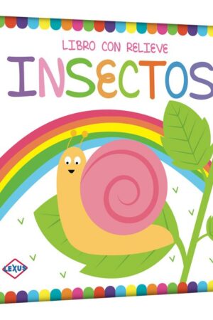 LIBRO CON RELIEVE INSECTOS