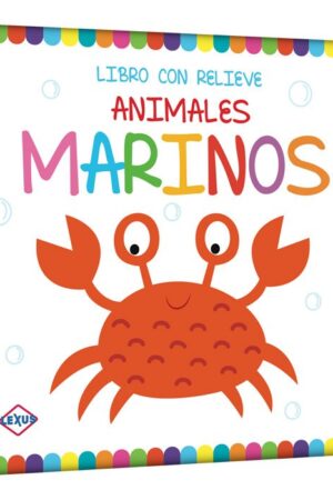 LIBRO CON RELIEVE ANIMALES MARINOS