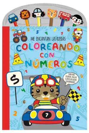 ME ENCANTAN LAS RUEDAS. COLOREANDO CON NÚMEROS