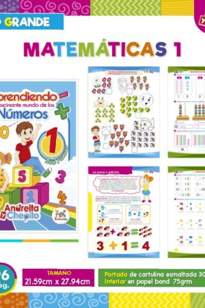 LIBRO G. APRENDIENDO LOS NÚMEROS TOMO 1