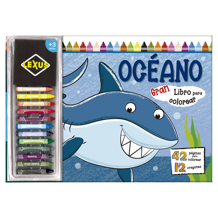 Océano – Gran libro para colorear