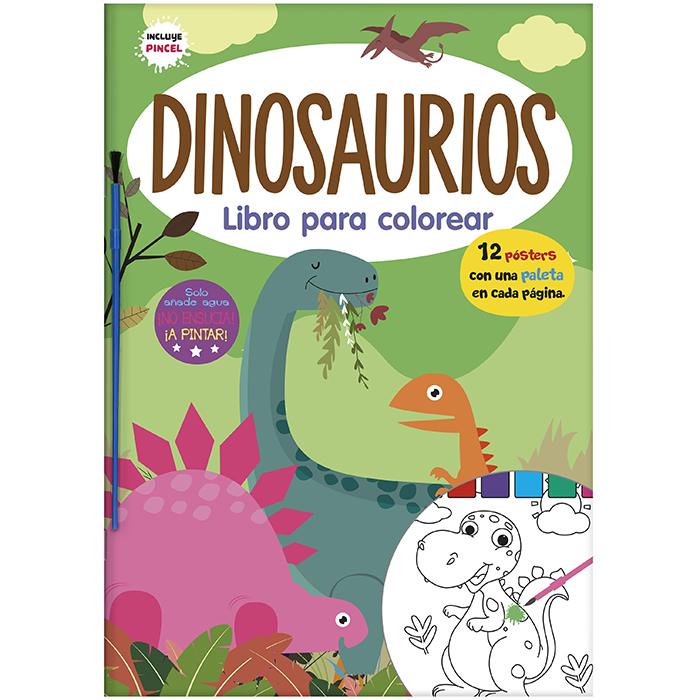Libro Para Colorear Dinosaurios