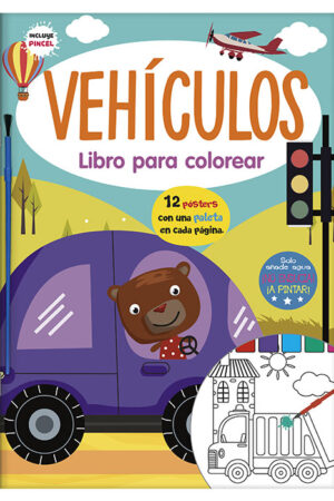 Vehículos Libro para Colorear