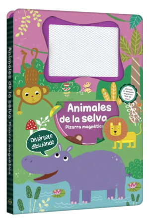 Animales de la Selva Pizarra Magnética