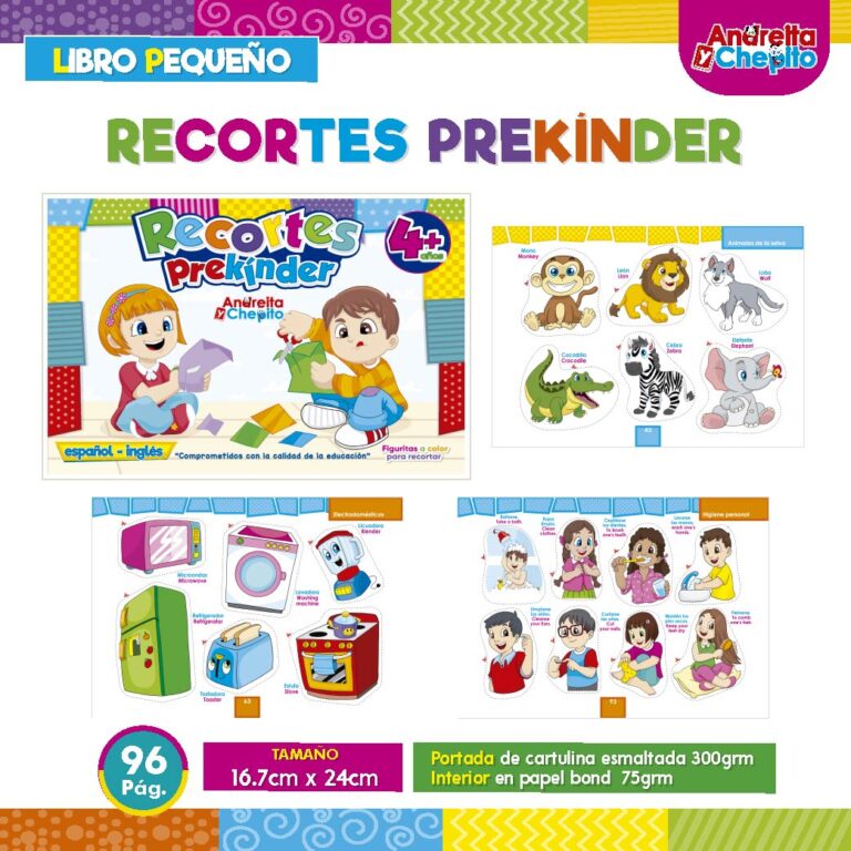 LIBRO P. RECORTES PREKINDER 4+