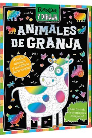 Libro Animales de la Granja – Colección Raspa y Dibuja