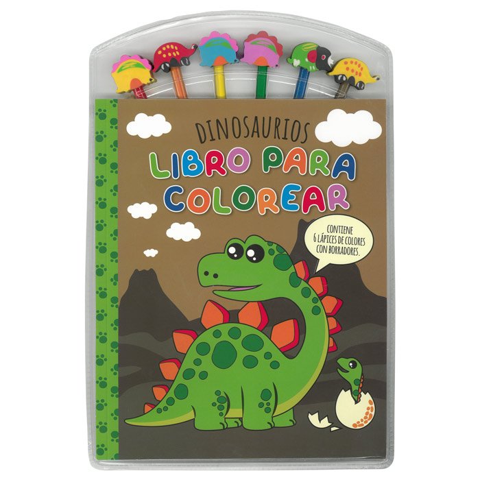 LIBRO PARA COLOREAR DINOSAURIO