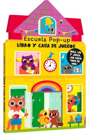 ESCUELA POP UP. LIBRO DE CASA Y JUEGOS