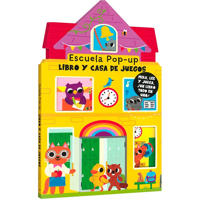 ESCUELA POP UP. LIBRO DE CASA Y JUEGOS