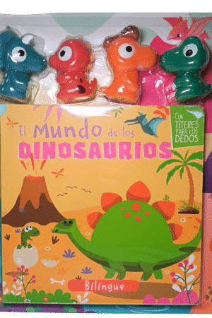 EL MUNDO DE LOS DINOSAURIOS - CON TÍTERES PARA DEDOS