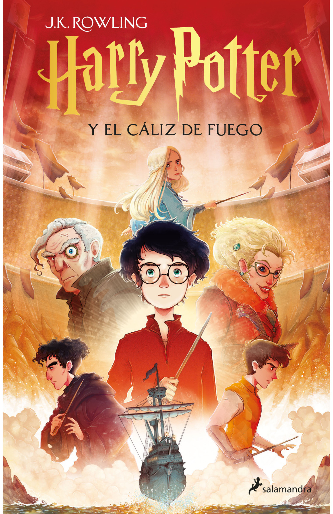 HP4 Y EL CALIZ DE FUEGO ILUSTRADO