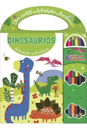 DINOSAURIOS LIBRO PORTÁTIL Y AVENTURAS