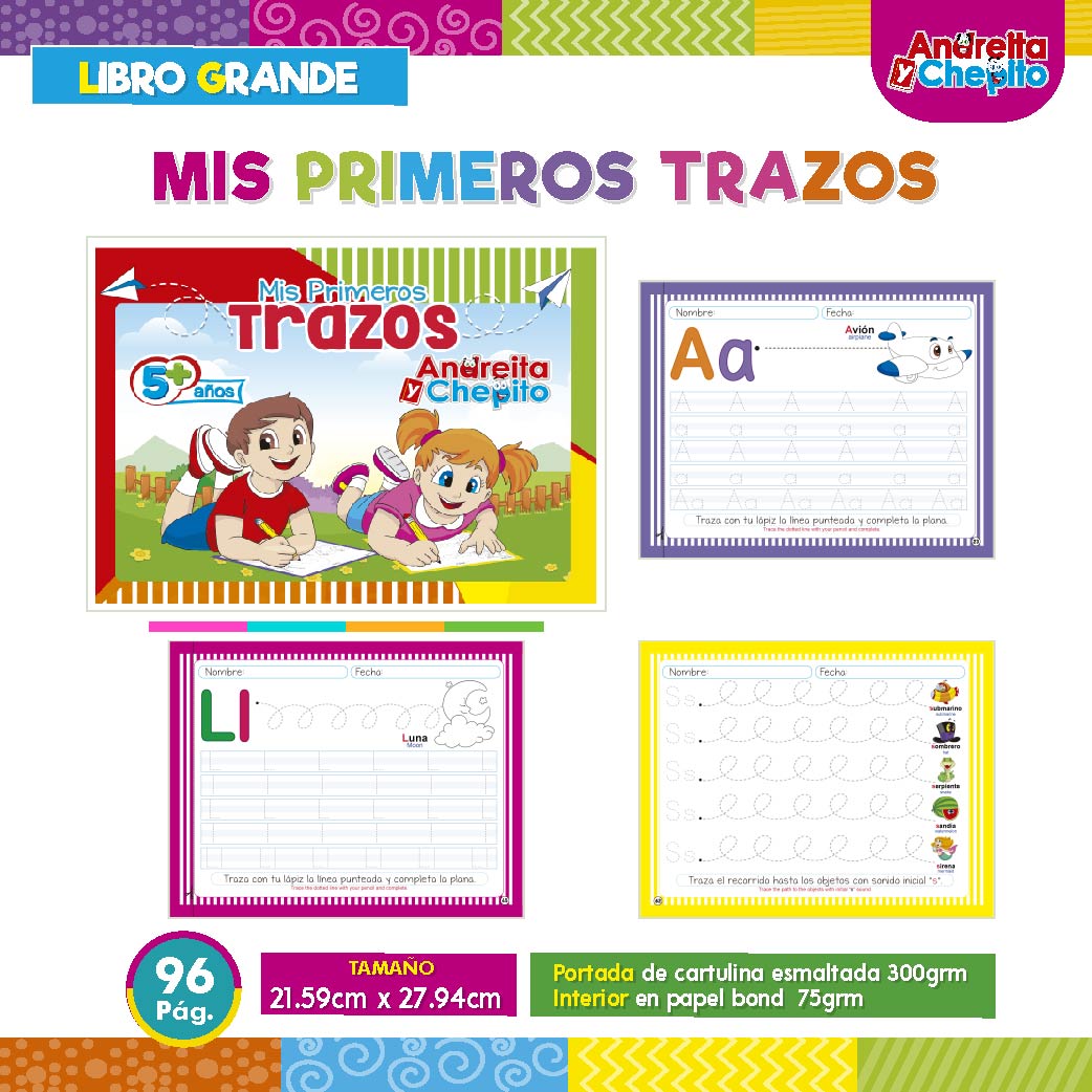 LIBRO G. MIS PRIMEROS TRAZOS 5 AÑOS
