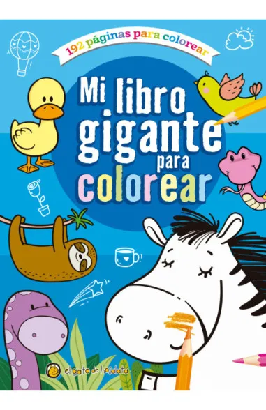LIBRO GIGANTE PARA COLOREAR: AZUL