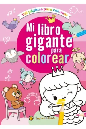LIBRO GIGANTE PARA COLOREAR: ROSA
