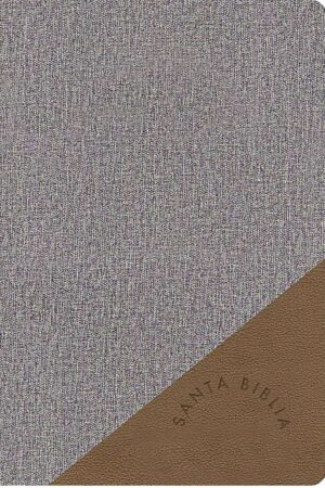 BIBLIA LETRA GRANDE TAMAÑO MANUAL, GRIS Y MARRON
