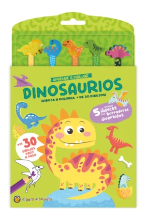 LAPICES Y GOMITAS: APRENDE A DIBUJAR DINOSAURIOS