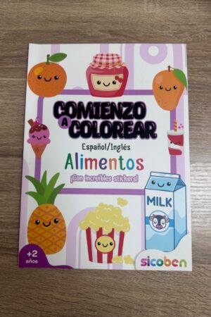 COMIENZO A COLOREAR ALIMENTOS