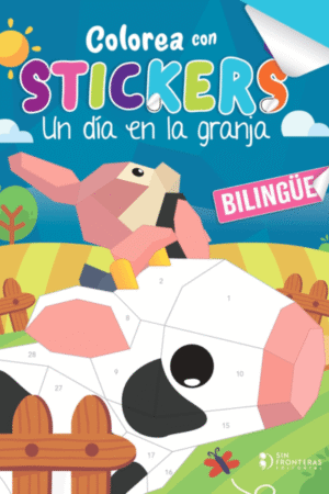 COLOREA CON STICKERS UN DIA EN LA GRANJA